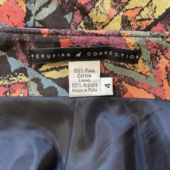 Peruvian Connection Lace Hem Skirt. P/A38/15 - Picture 5 of 7